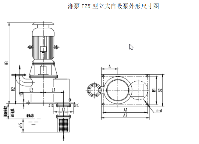 IZX立式自吸泵外形安装尺寸图.png